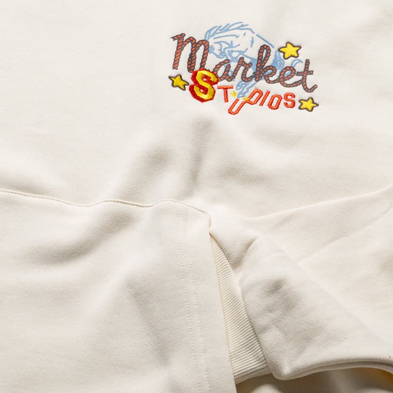 Market Desert League Hoodie - Unbleached Cotton