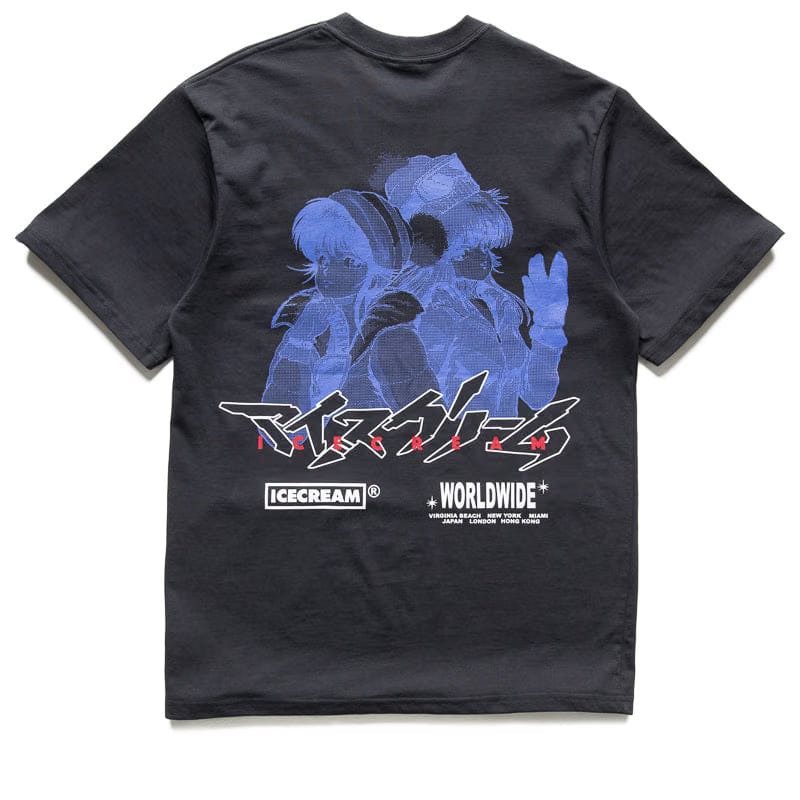 Ice Cream Eyescream Knit Tee - Charcoal Art