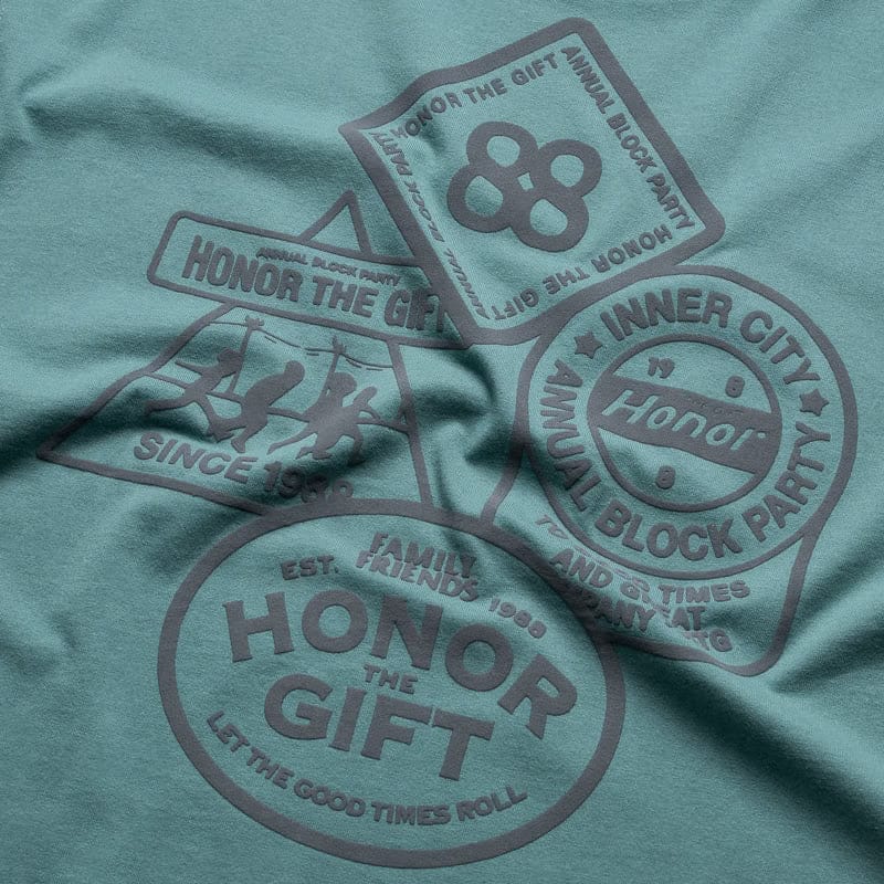 Honor The Gift 88 Block Tee - Green