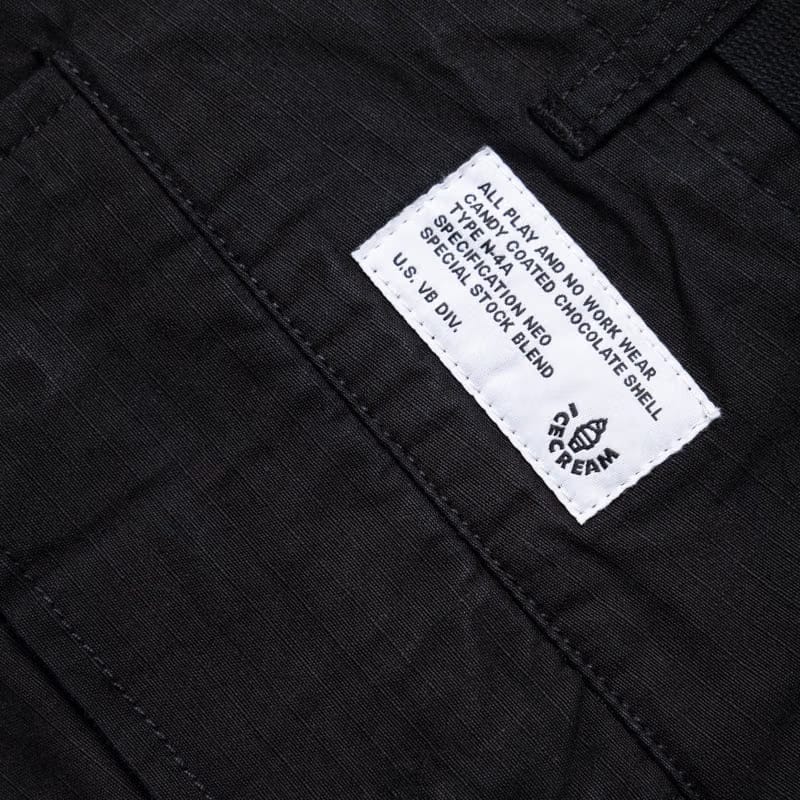 Ice Cream Destro Cargo Shorts - Black