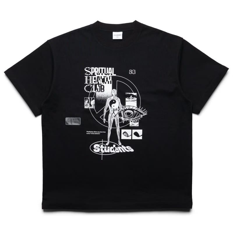 Students Golf Spiritual Health Club Tee - Black