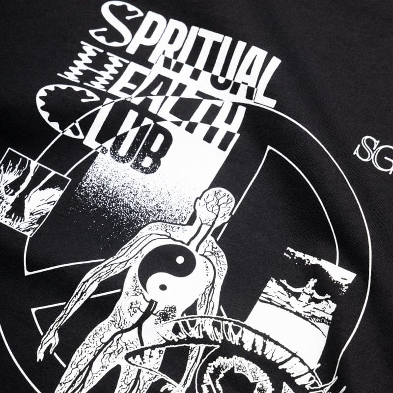 Students Golf Spiritual Health Club Tee - Black