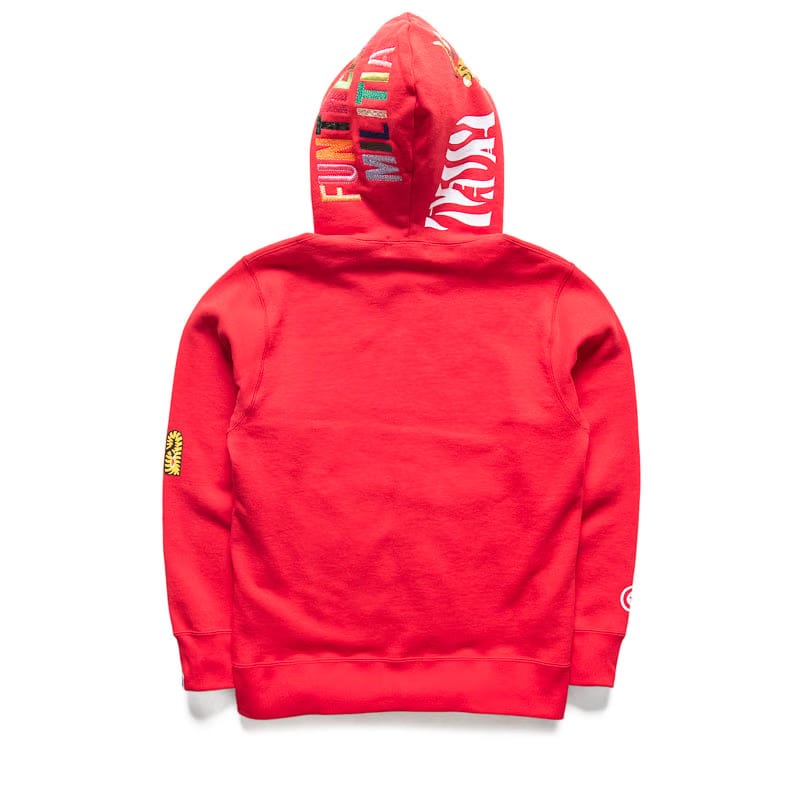 BAPE A Bathing Ape Tiger Full Zip Hoodie - Red