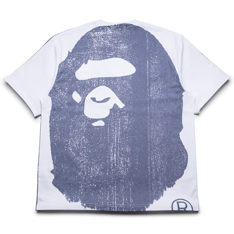 BAPE A Bathing Ape Water Print College Relaxed Tee - White
