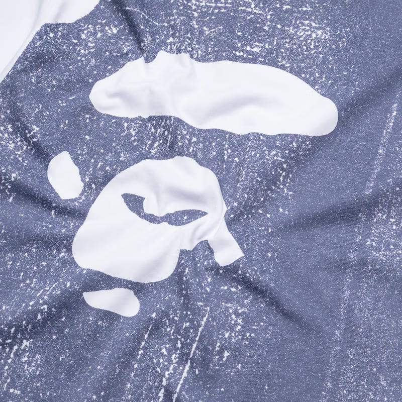 BAPE A Bathing Ape Water Print College Relaxed Tee - White