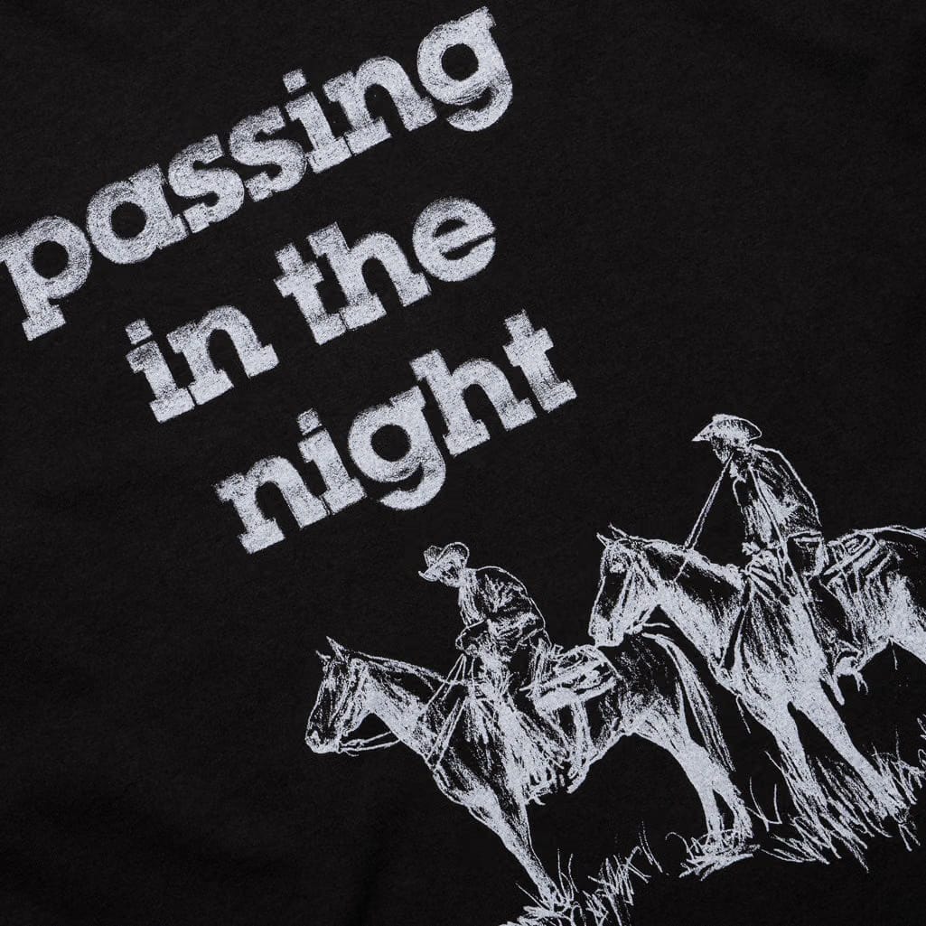 One Of These Days Passing in the Night L/S Tee - Black
