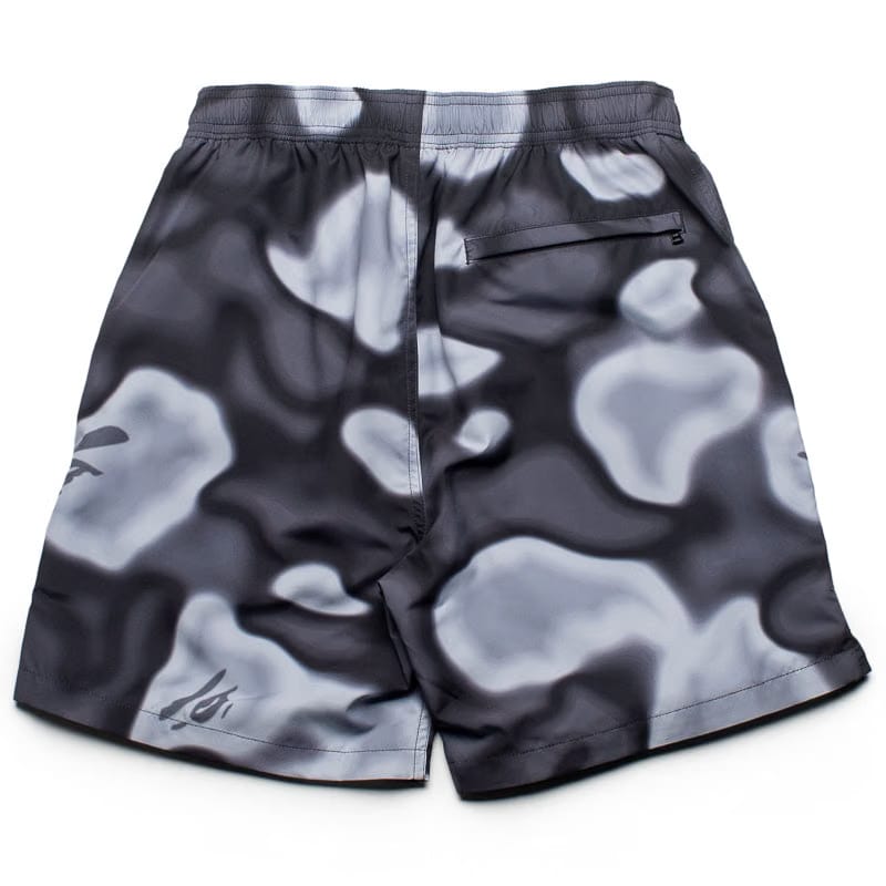 BAPE A Bathing Ape Liquid Camo One Point Beach Shorts - Black