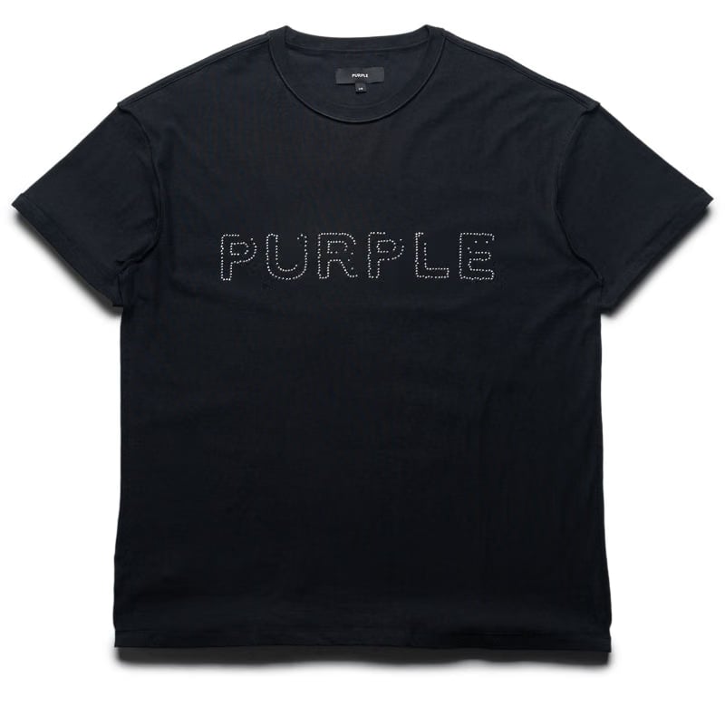 Purple Brand Studded Tee - Black