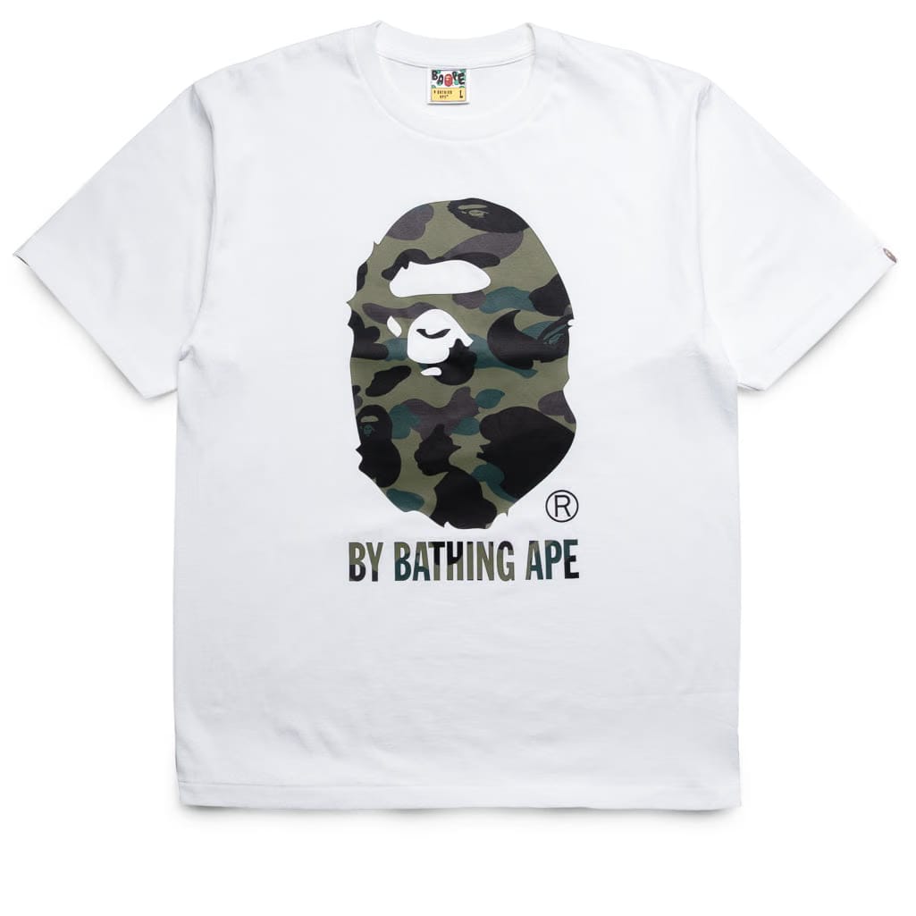 BAPE A Bathing Ape 1st Camo By Bathing Ape Tee - White/Green