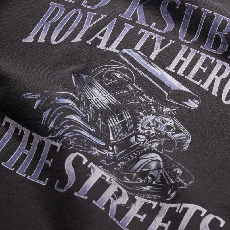 Ksubi Engine Ekcess Tee - Charcoal