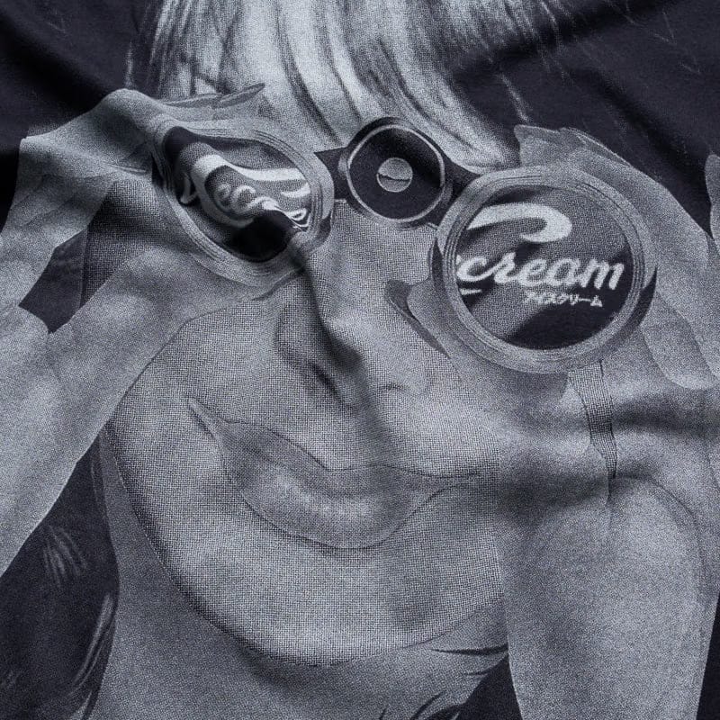 Ice Cream Eye Spy Knit Tee - Charcoal Art