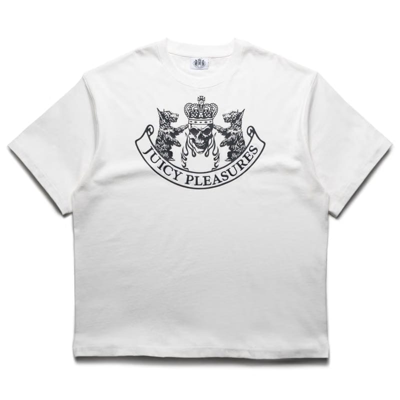 Pleasures Skull Crest Heavyweight Tee - White