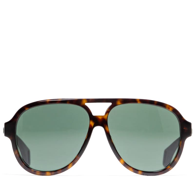 Gucci Aviator Sunglasses - Havana/Green