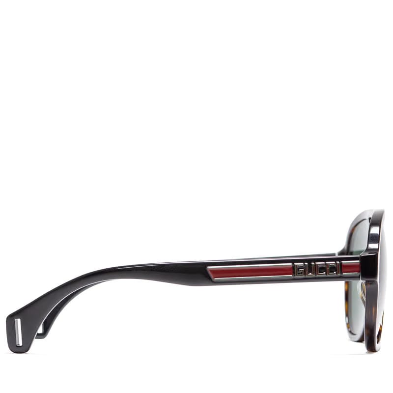 Gucci Aviator Sunglasses - Havana/Green