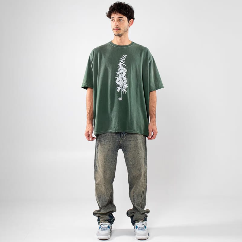 One Of These Days More Peace, More Freedom Tee - Washed Green