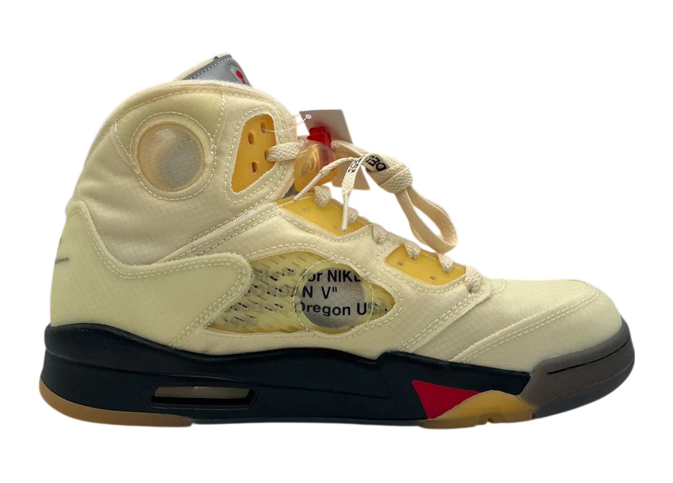 Nike Jordan 5 Off-White Sail COND NEW (NO BOX)
