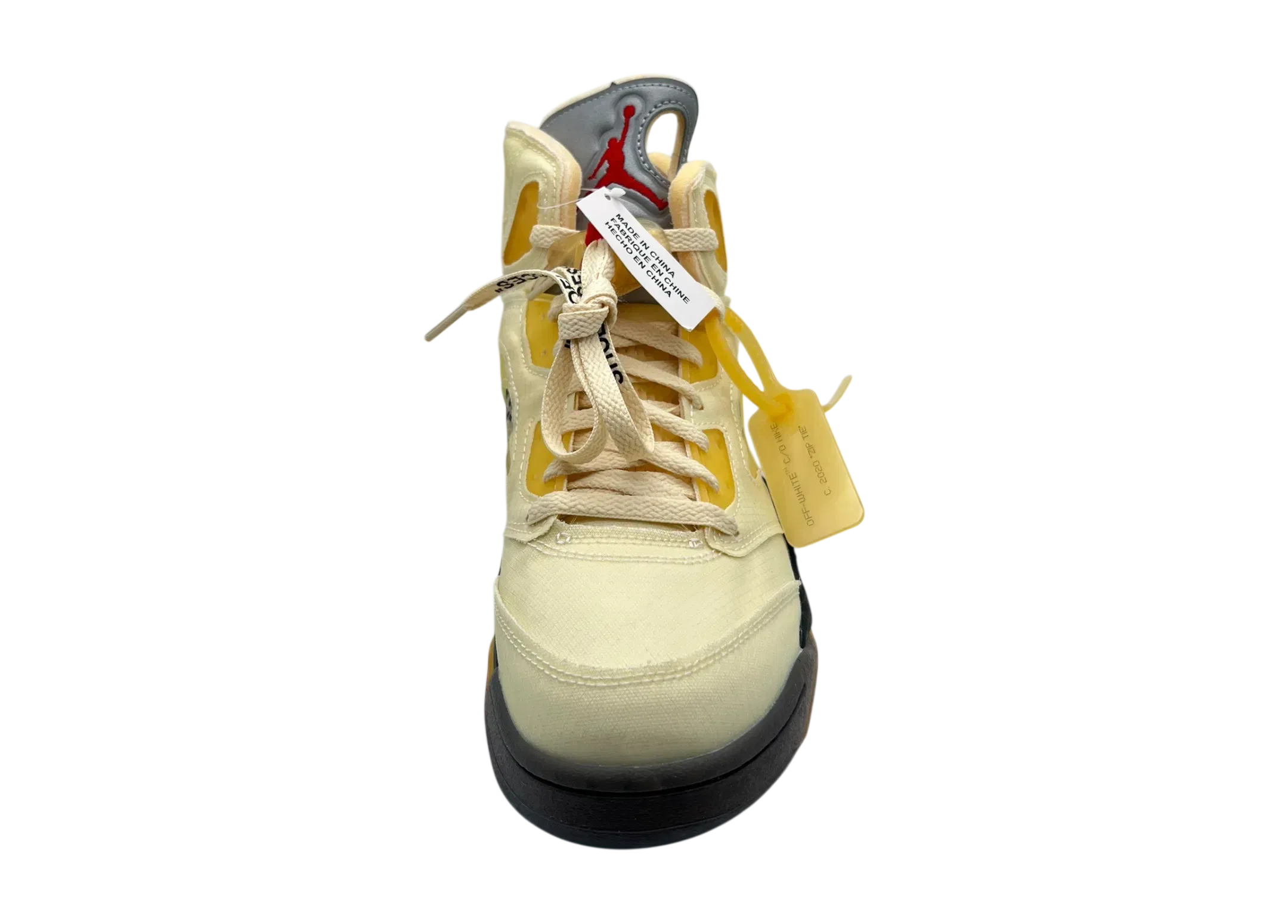 Nike Jordan 5 Off-White Sail COND NEW (NO BOX)