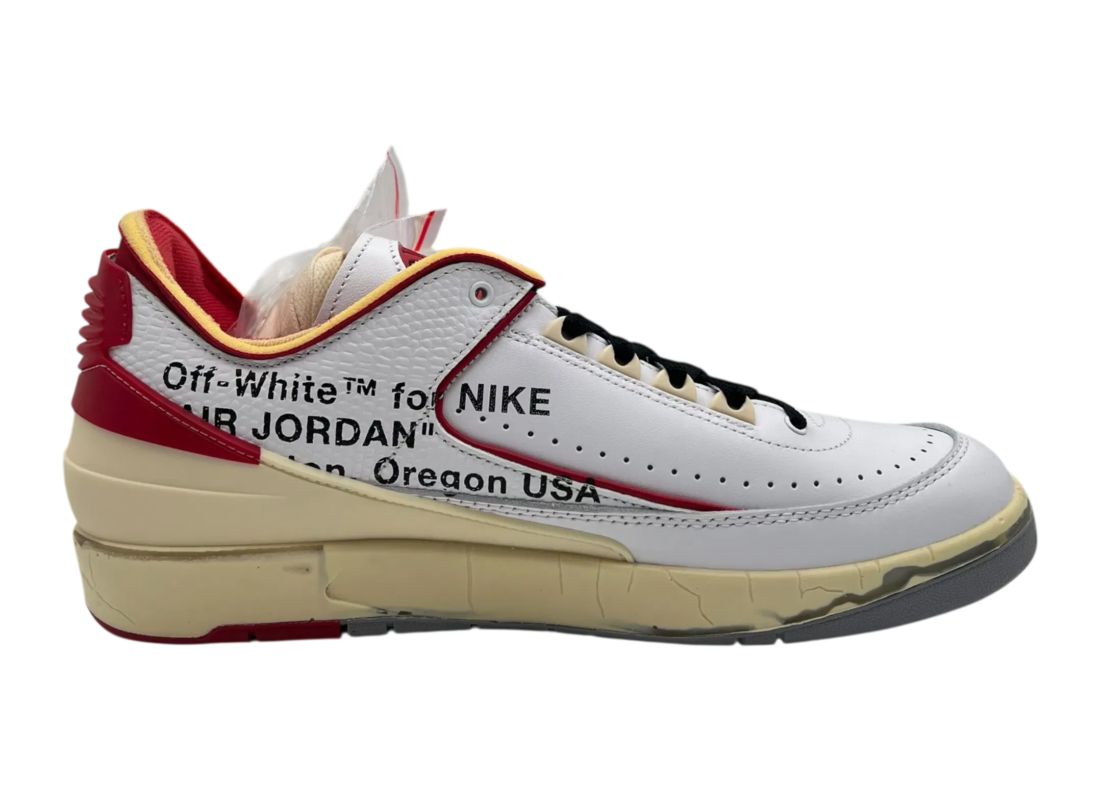 Nike Jordan 2 Low Off-White Chicago COND NEW (NO BOX)