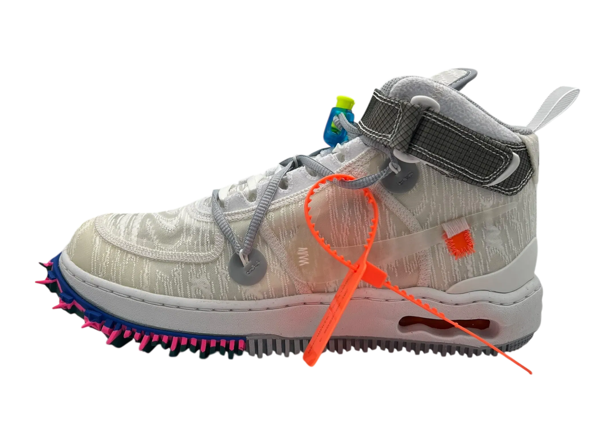 Nike Air Force 1 Mid Off-White White COND NEW (NO BOX)