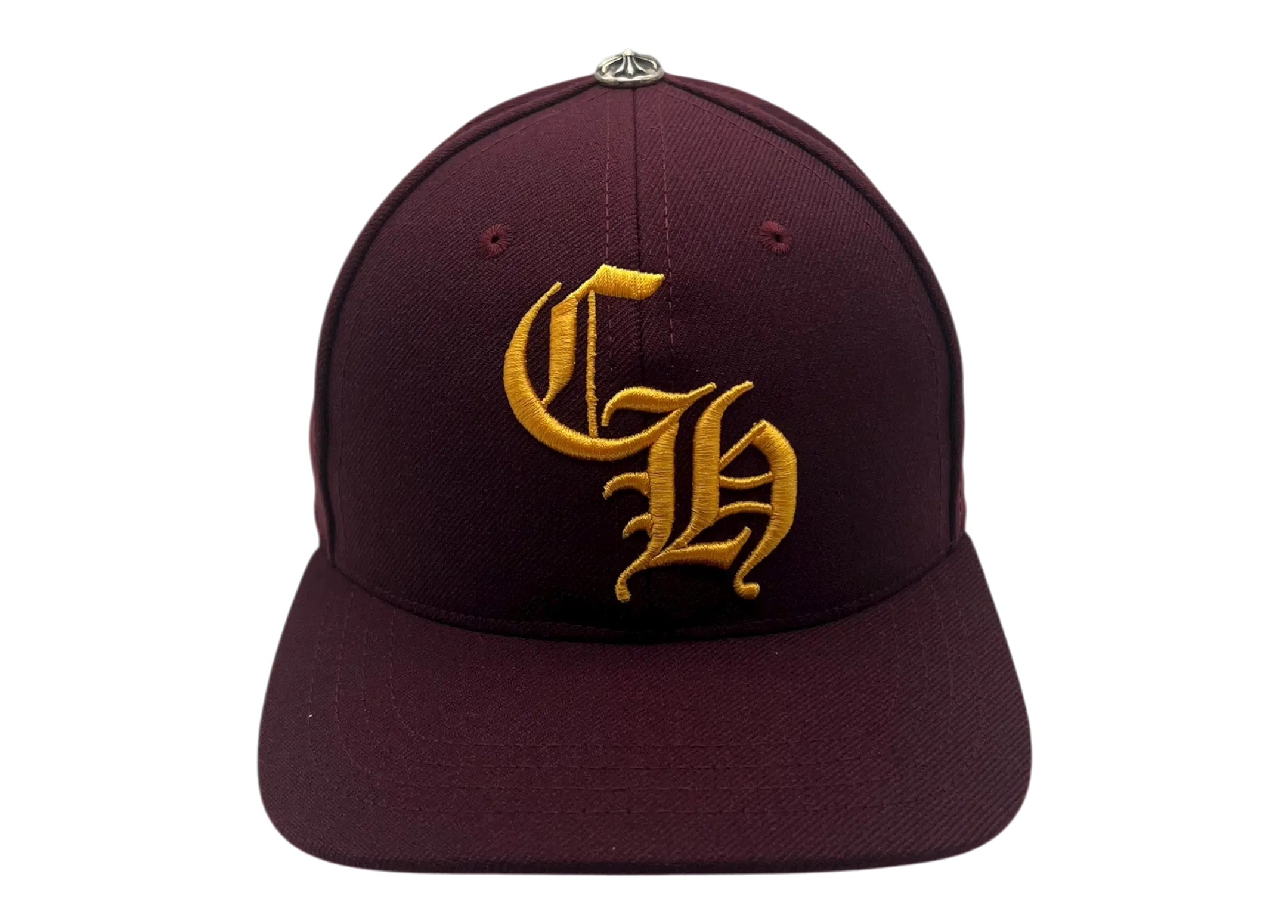 Chrome Hearts Hat CH Bordeaux COND NEW