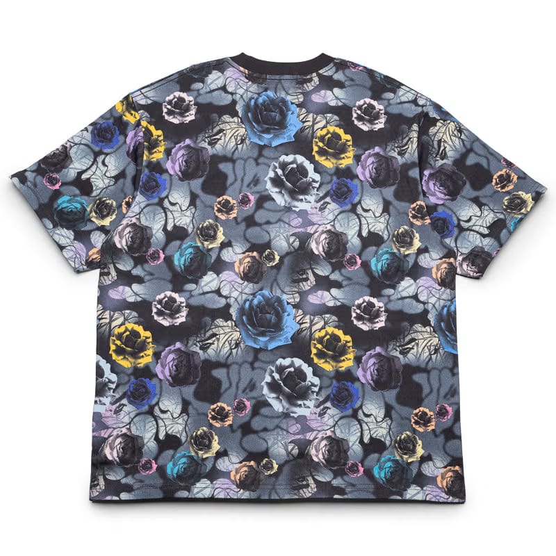BAPE A Bathing Ape Floral Camo Logo Tee - Black
