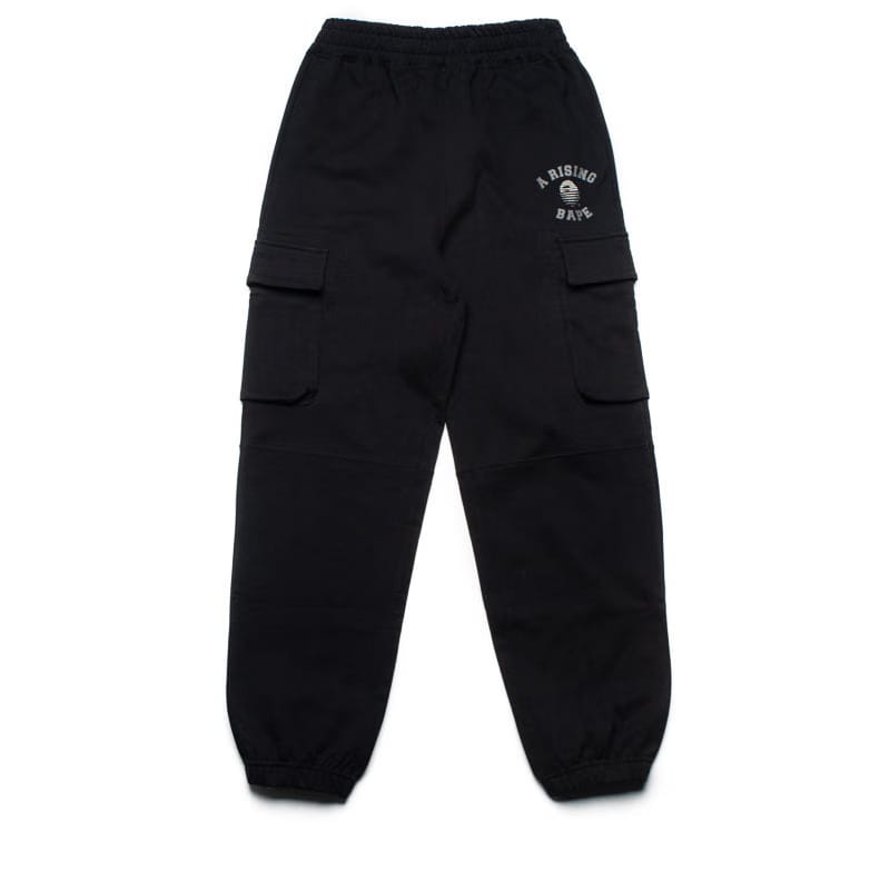 BAPE A Bathing Ape A Rising Bape Military Sweatpants - Black