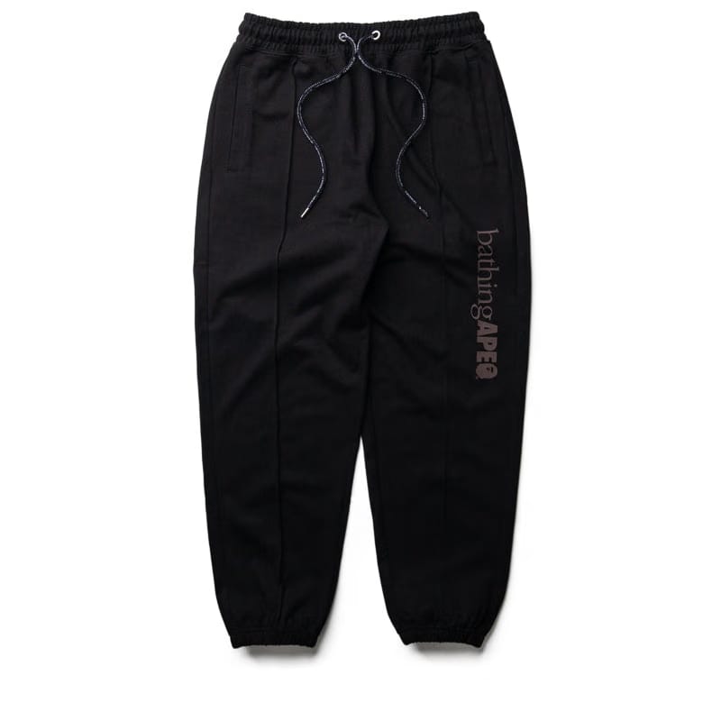 BAPE A Bathing Ape Pintuck Sweatpants - Black