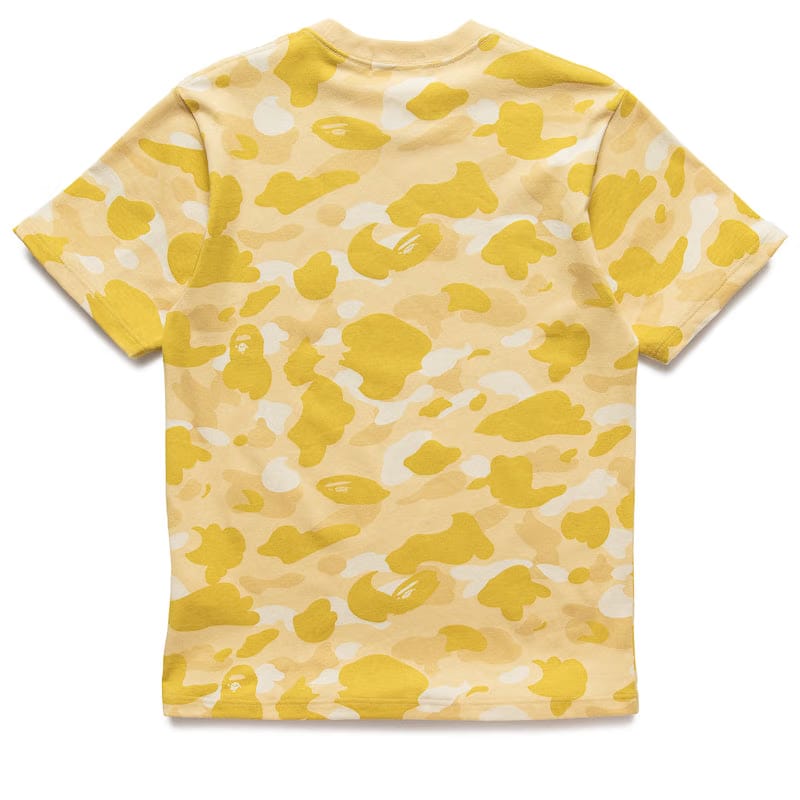BAPE A Bathing Ape Color Camo College Tee - Yellow