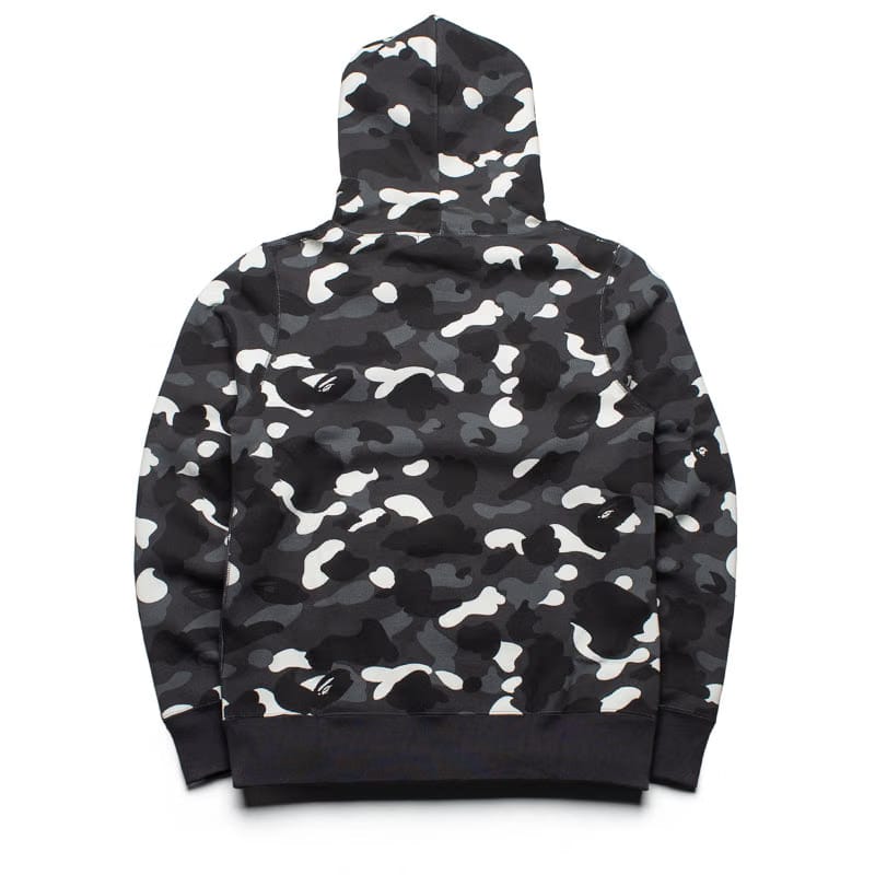 BAPE A Bathing Ape City Camo Ape Head Pullover Hoodie - Black