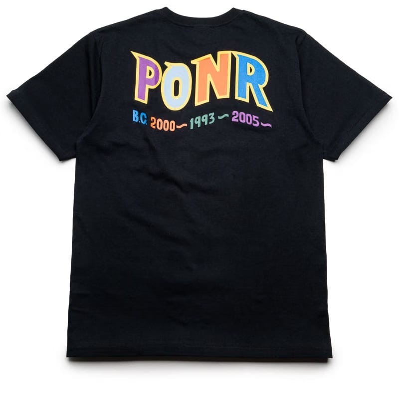 BAPE A Bathing Ape Colors Shark PONR Tee - Black