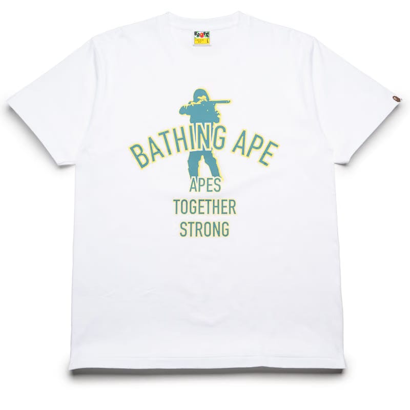 BAPE A Bathing Ape Soldier ATS Tee - White
