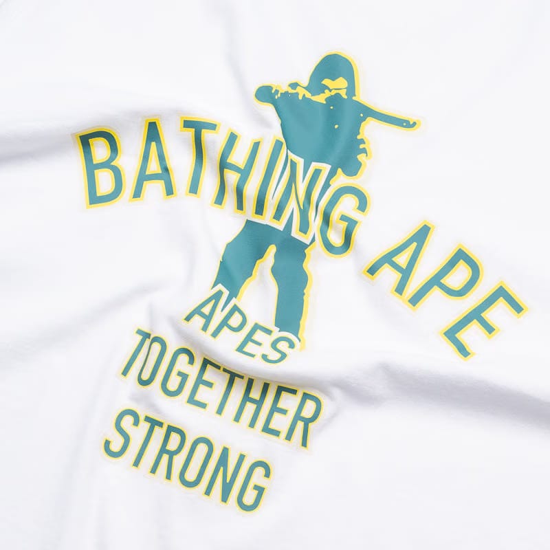 BAPE A Bathing Ape Soldier ATS Tee - White