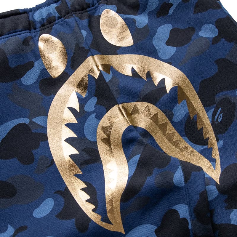 BAPE A Bathing Ape Color Camo Shark Sweatpant - Navy
