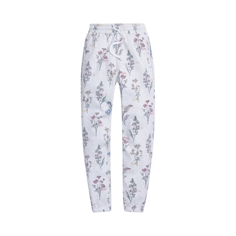 Kith Botanical Floral Williams I Sweatpant Light Heather