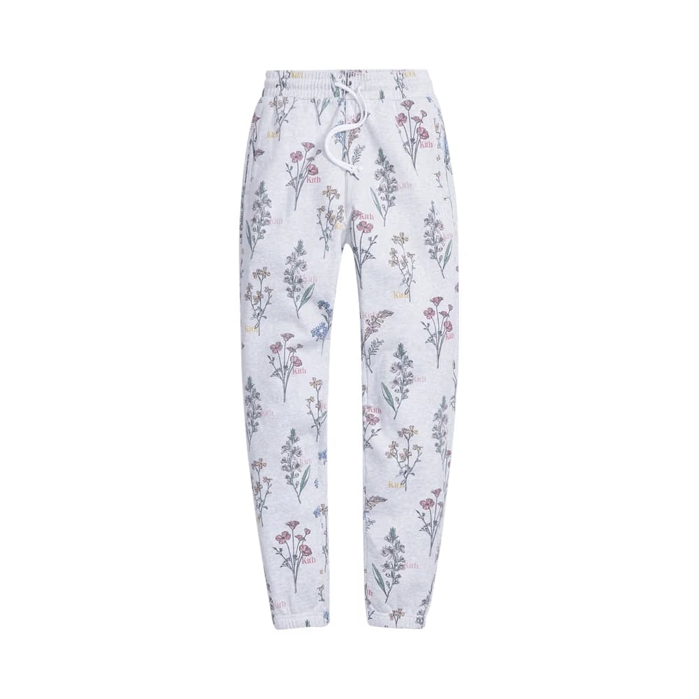 Kith Botanical Floral Williams I Sweatpant Light Heather