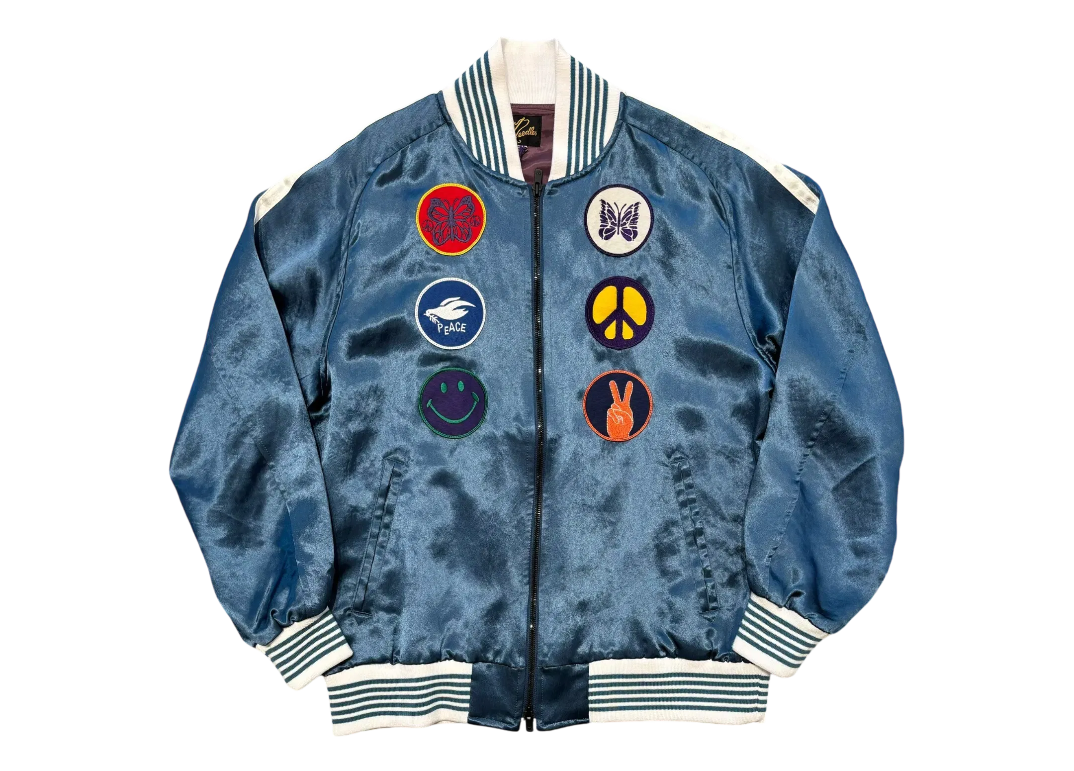 Needles Track Jacket Patch Satin COND NEW
