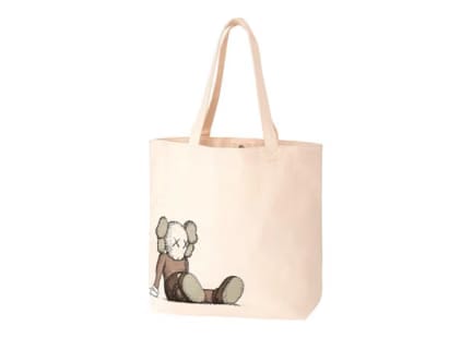 Kaws x Uniqlo Hands Tote Bag Natural