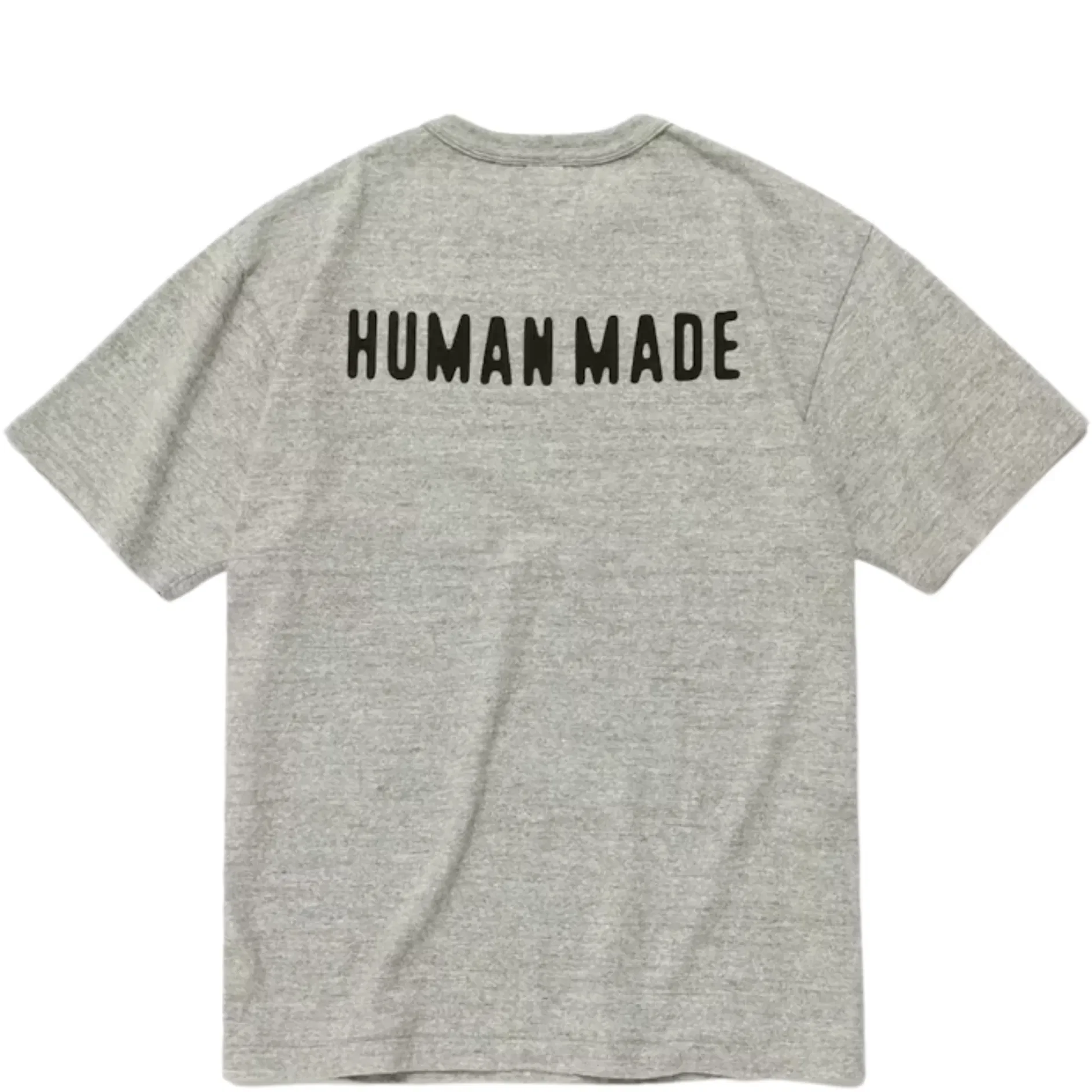 HUMAN MADE HEART BADGE GRAY TEE