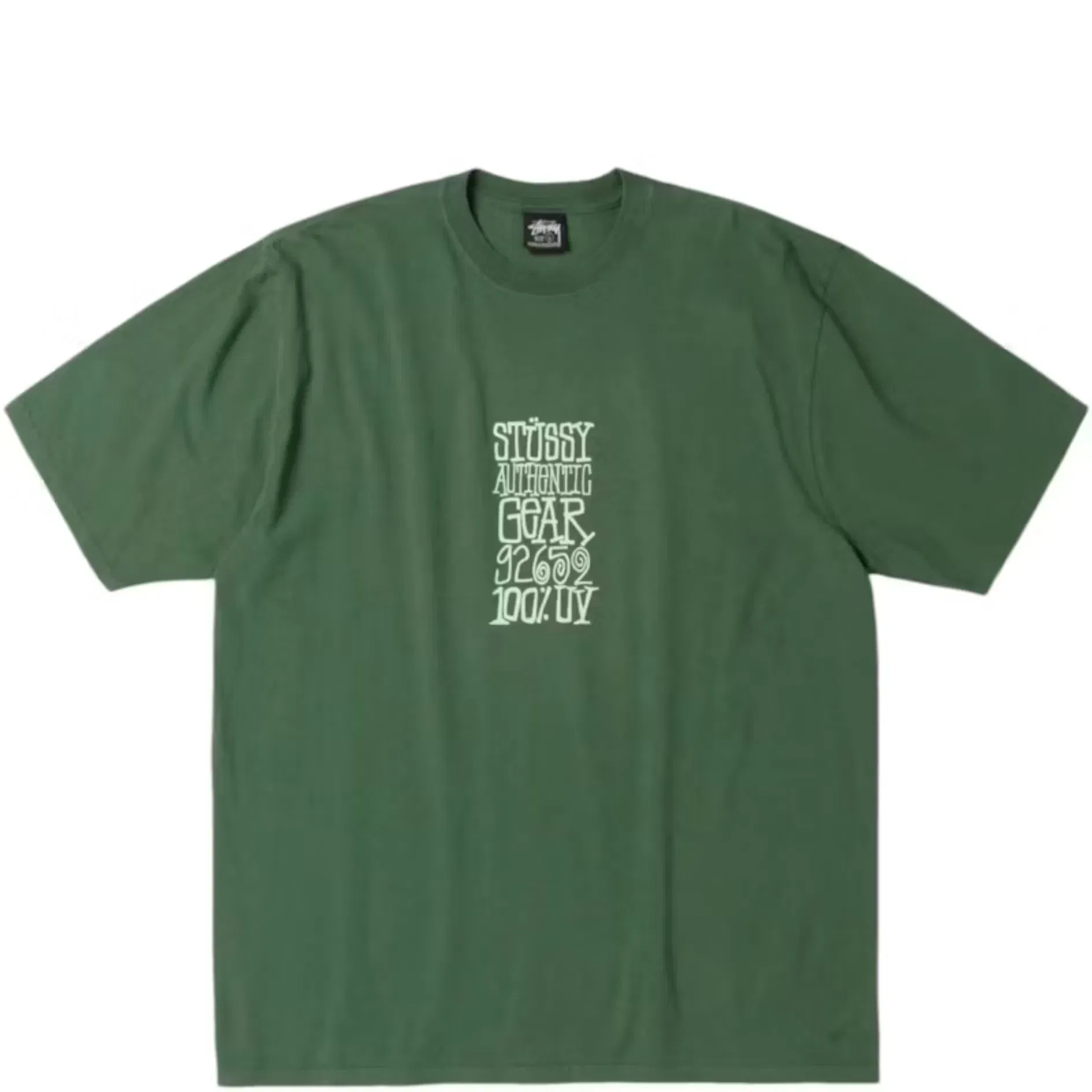 STUSSY AUTHENTIC GEAR PIGMENT DYED PINE TEE