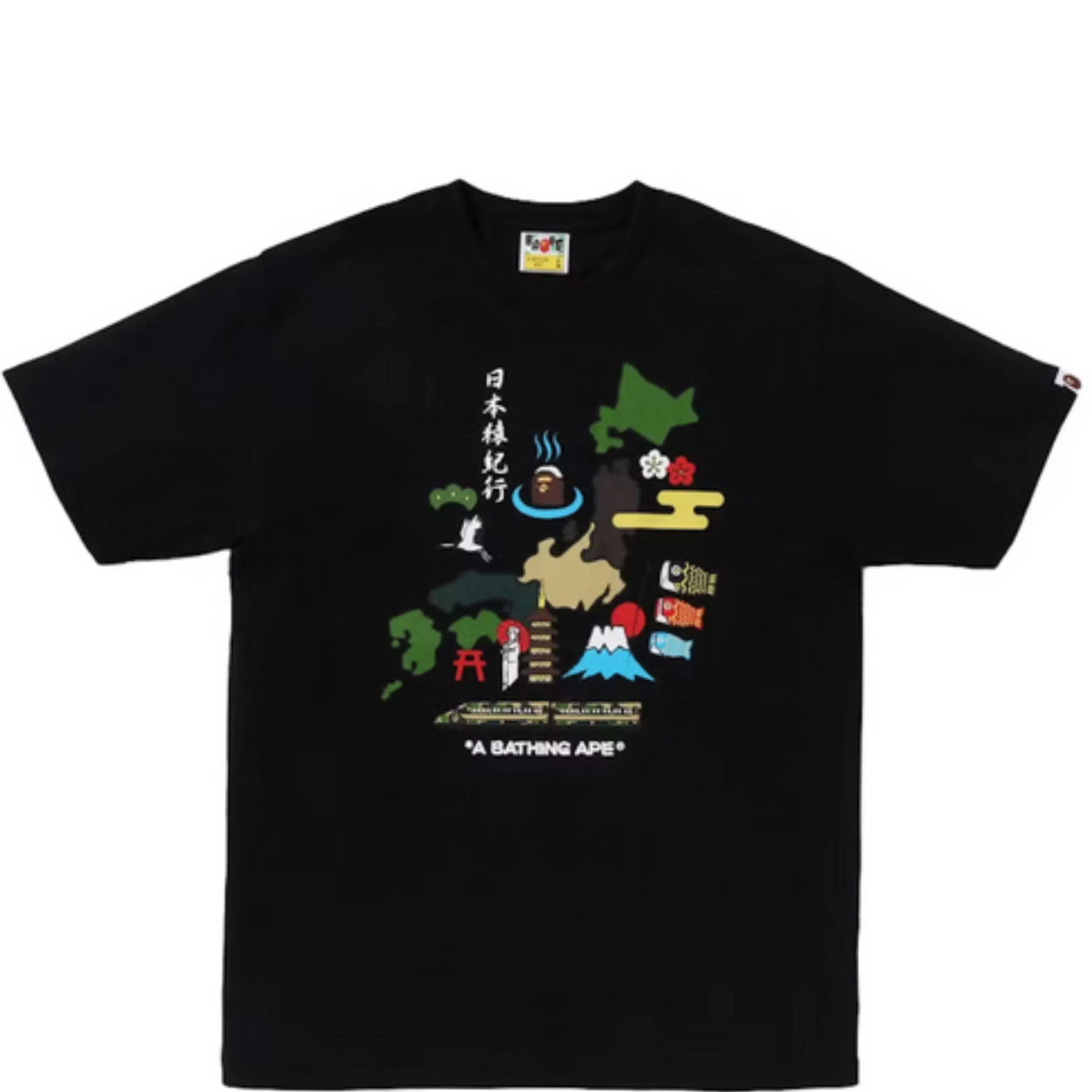 BAPE JAPAN CULTURE BLACK TEE