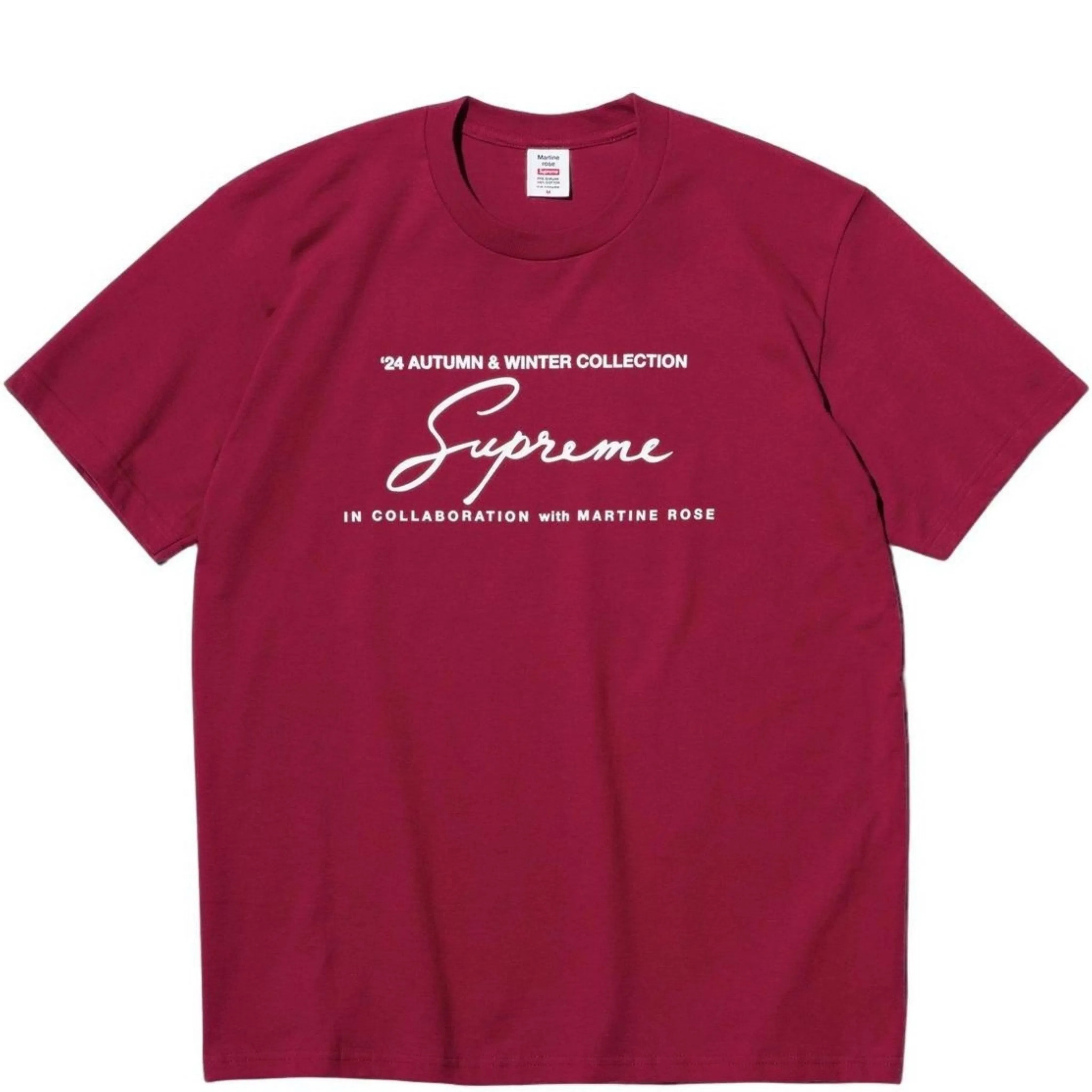 SUPREME MARTINE ROSE CARDINAL TEE
