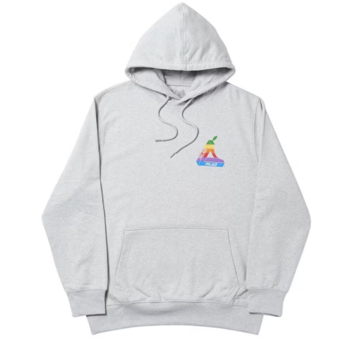 PALACE JOBSWORTH GREY MARL HOODIE