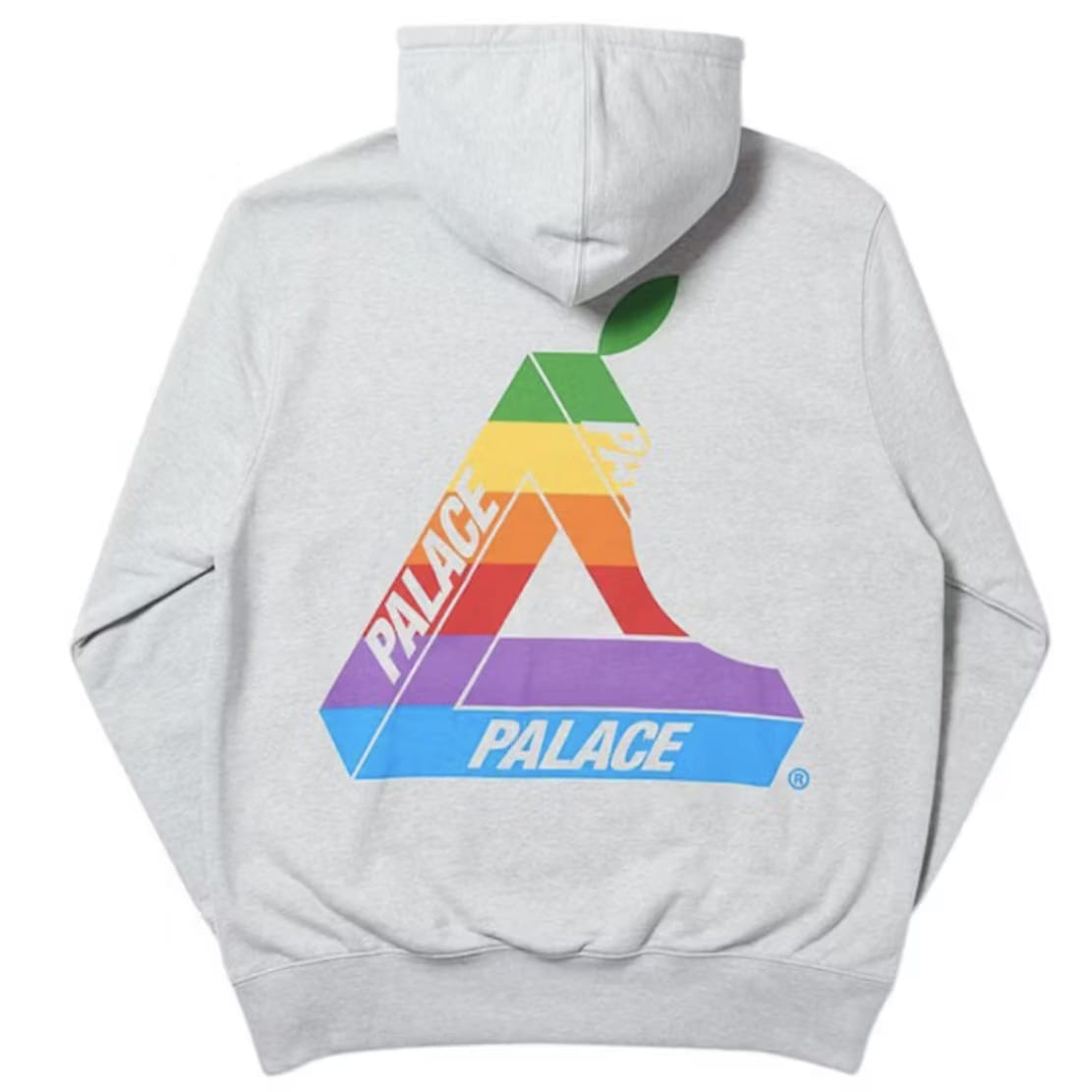 PALACE JOBSWORTH GREY MARL HOODIE