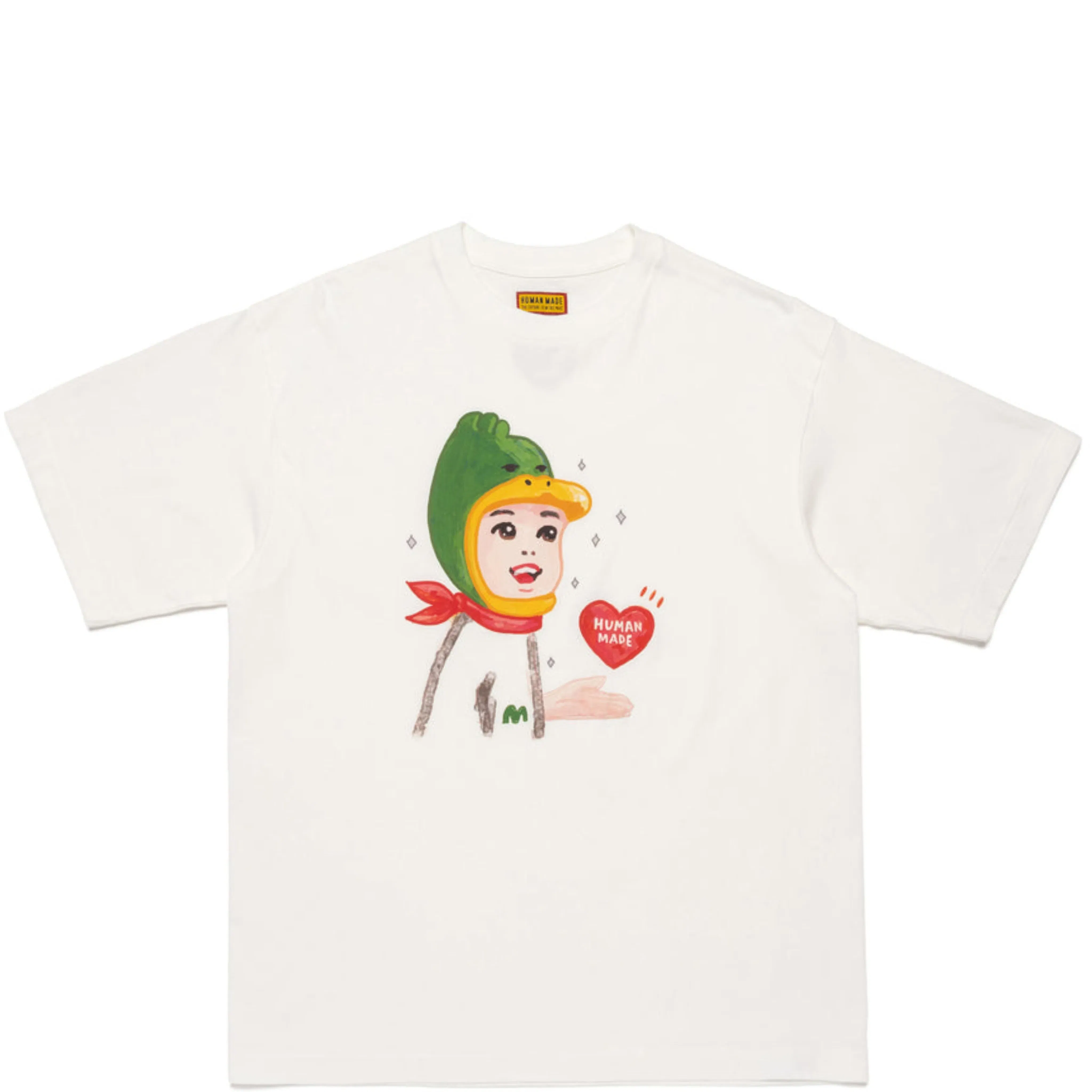 HUMAN MADE X KEIKO SOOTOME SIDE A WHITE TEE XX30TE015