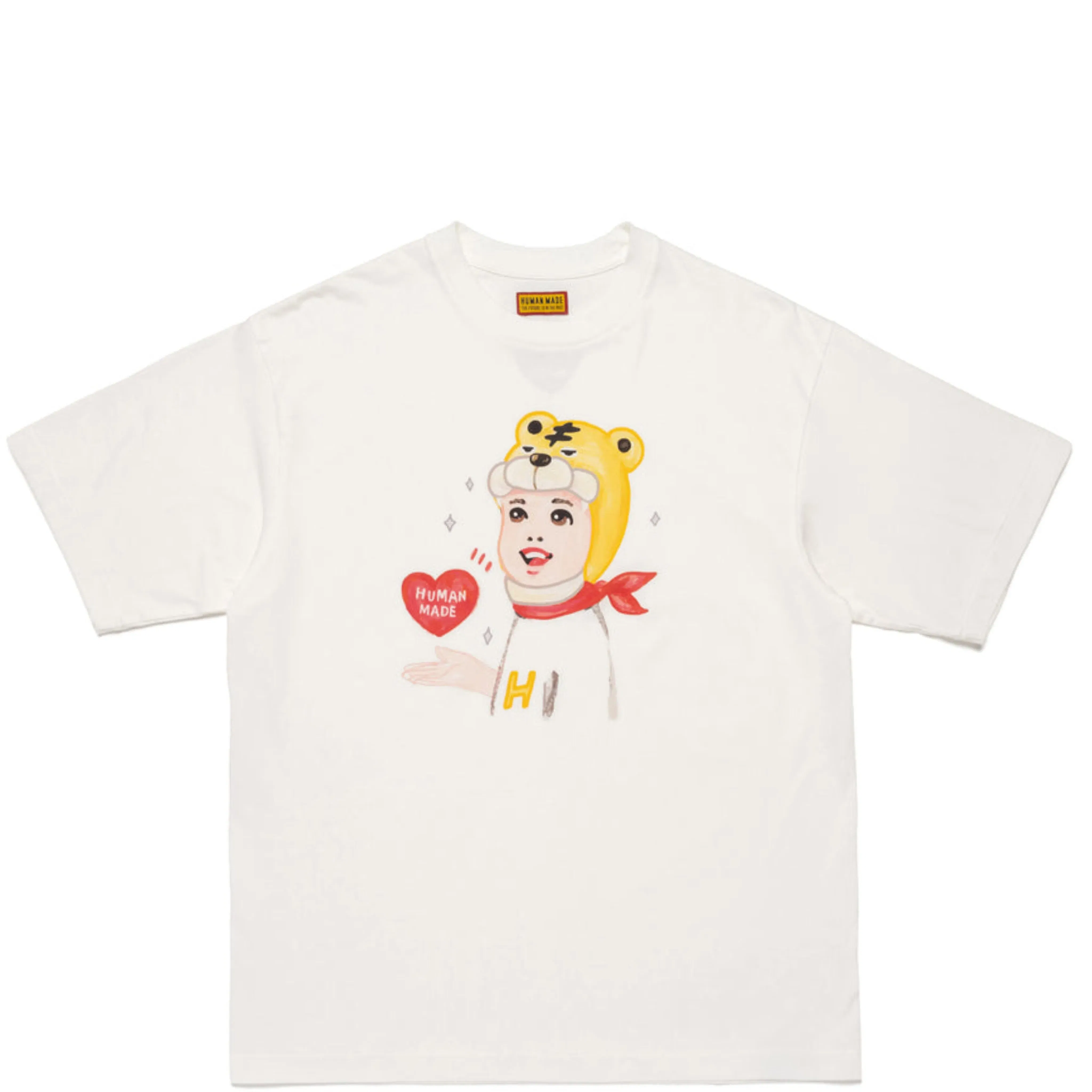 HUMAN MADE X KEIKO SOOTOME SIDE B WHITE TEE XX30TE016