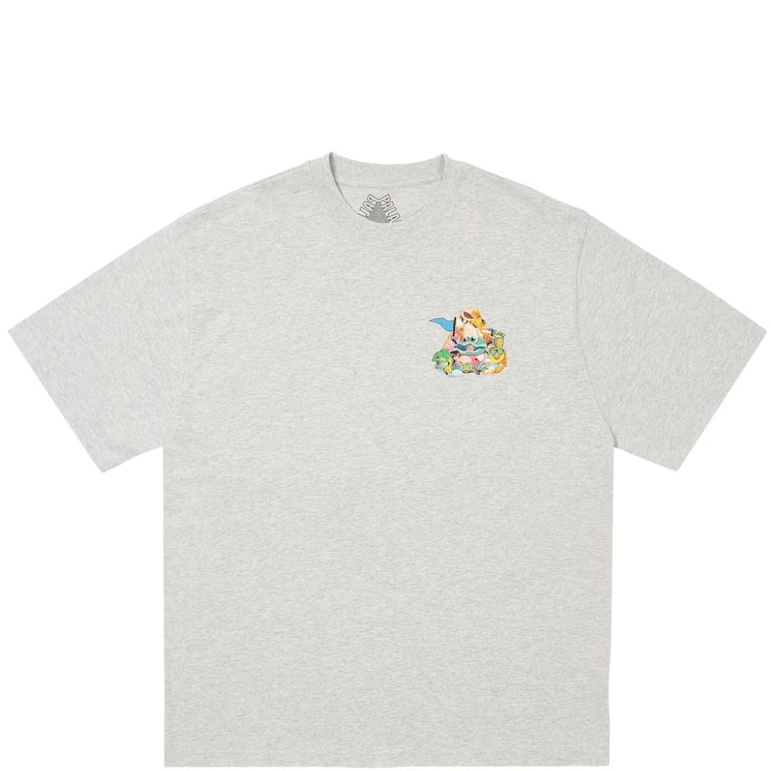 PALACE P SEA GREY MARL TEE