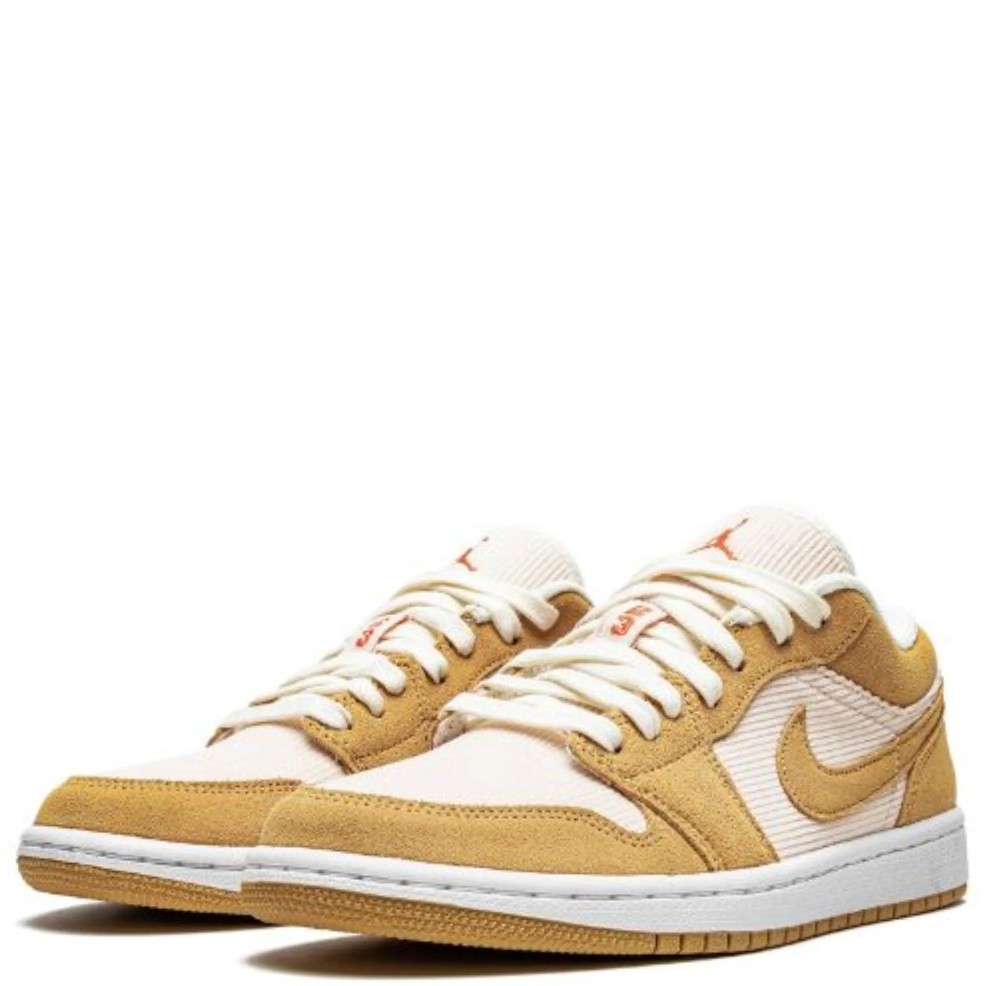AIR JORDAN 1 LOW SE TWINE ORANGE QUARTZ CORDUROY (W)