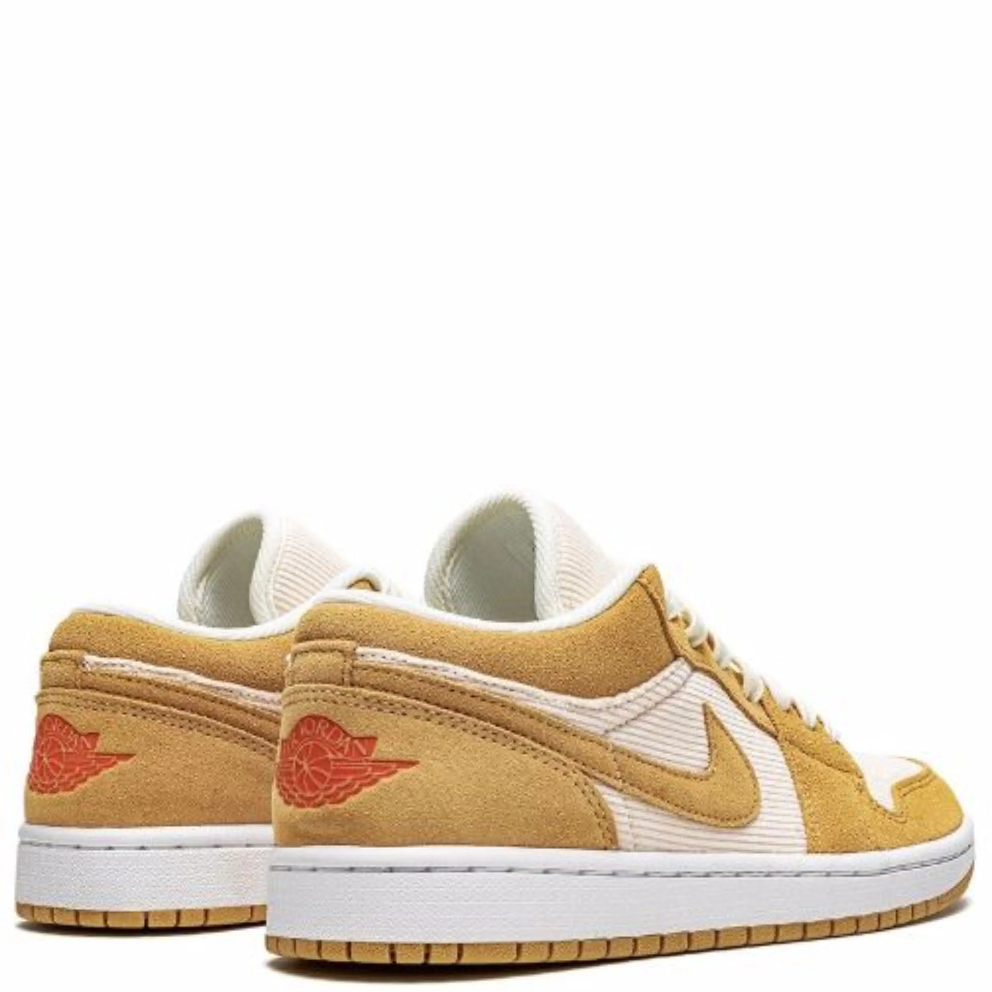AIR JORDAN 1 LOW SE TWINE ORANGE QUARTZ CORDUROY (W)