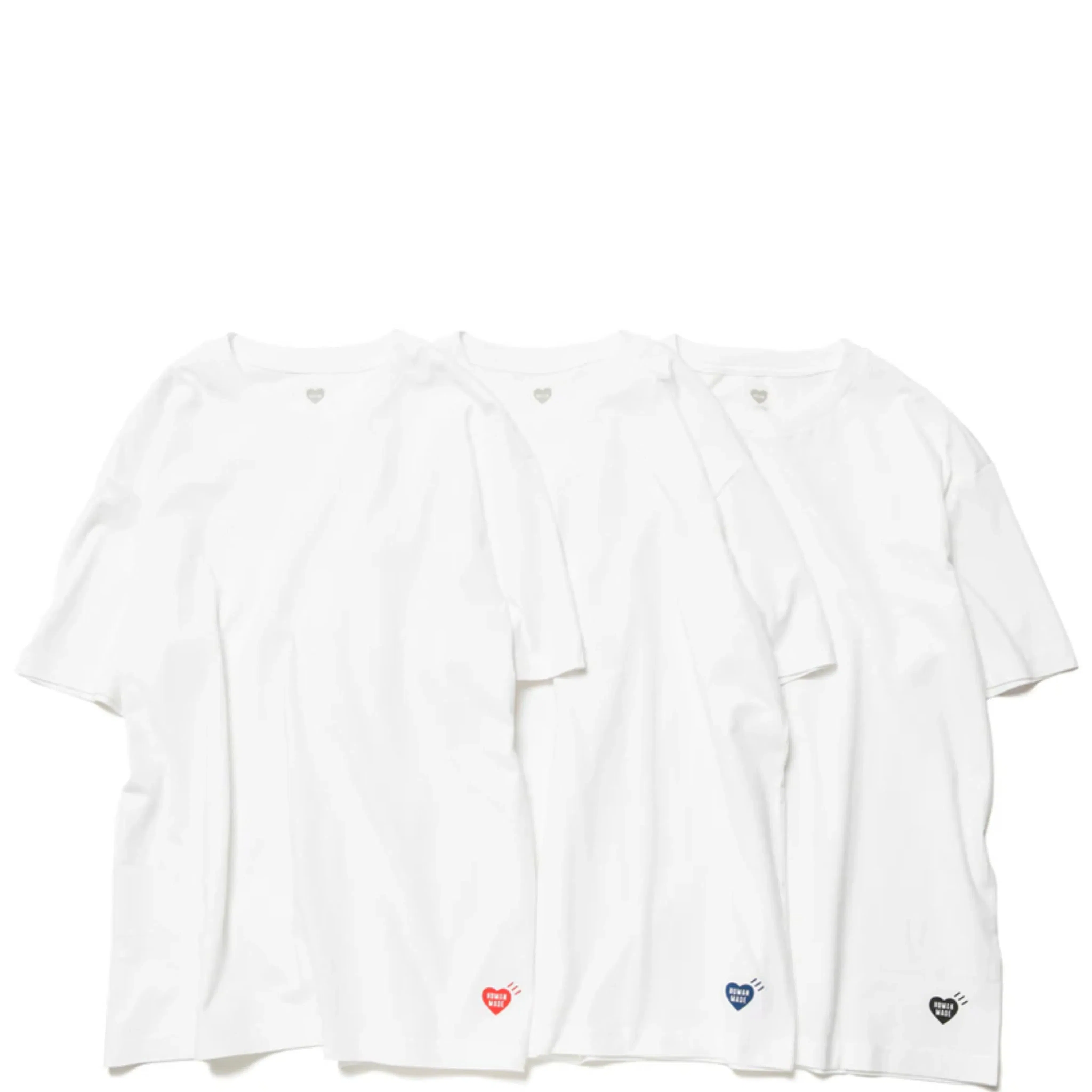 HUMAN MADE PREMIUM COTTON WHITE TEE (ONE PIECE)