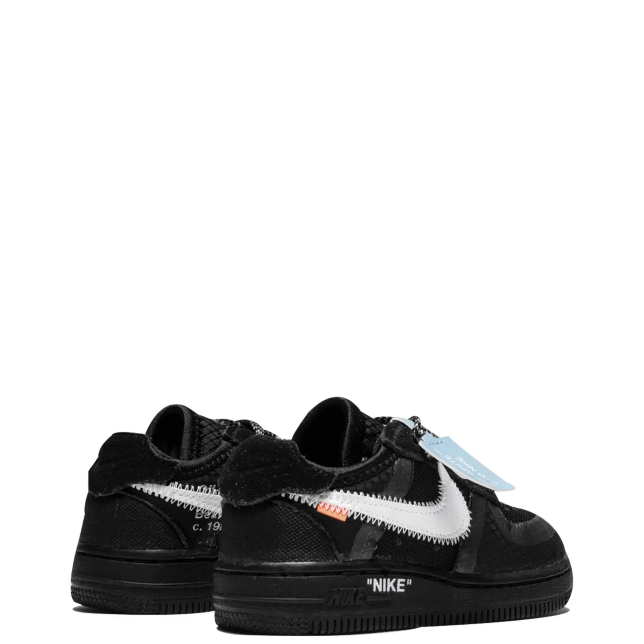 NIKE X OFF-WHITE AIR FORCE 1 LOW BLACK (TD)